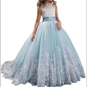 COPY - Princess Girls Pageant Dresses Kids Prom Puffy Tulle Ball Gown
